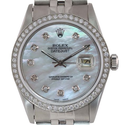 36mm diamond rolex bezel|rolex datejust 36 fluted bezel.